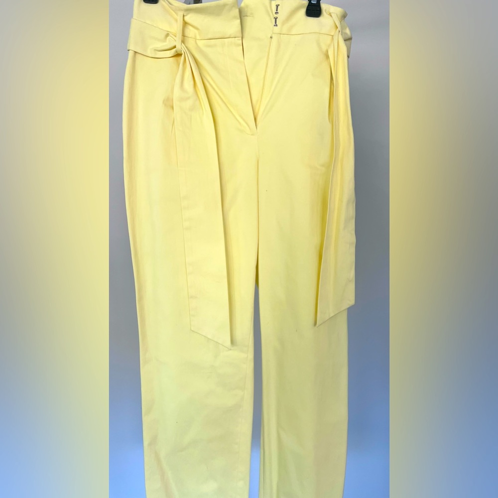 Antonio Melani. High Rise, skinny leg, self sash